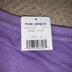 Purple off the shoulder top